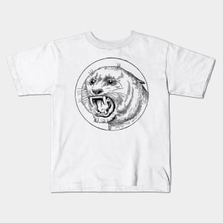 Wildcat Mountain Lion Cougar Feline Animal Cat Kids T-Shirt